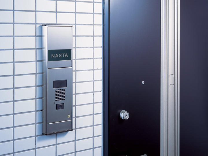 NASTA ナスタ インターホンパネル アイホン子機PR-KDX SD適合機種 対応 H×W×D 470×141×55 メタリックスノー LED  照明付 AC100V KS-NPC560AE-MS-G